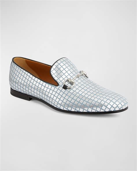 sequin gucci loafers|Gucci Men's Jordaan Denim and Sequin Bit Loafers.